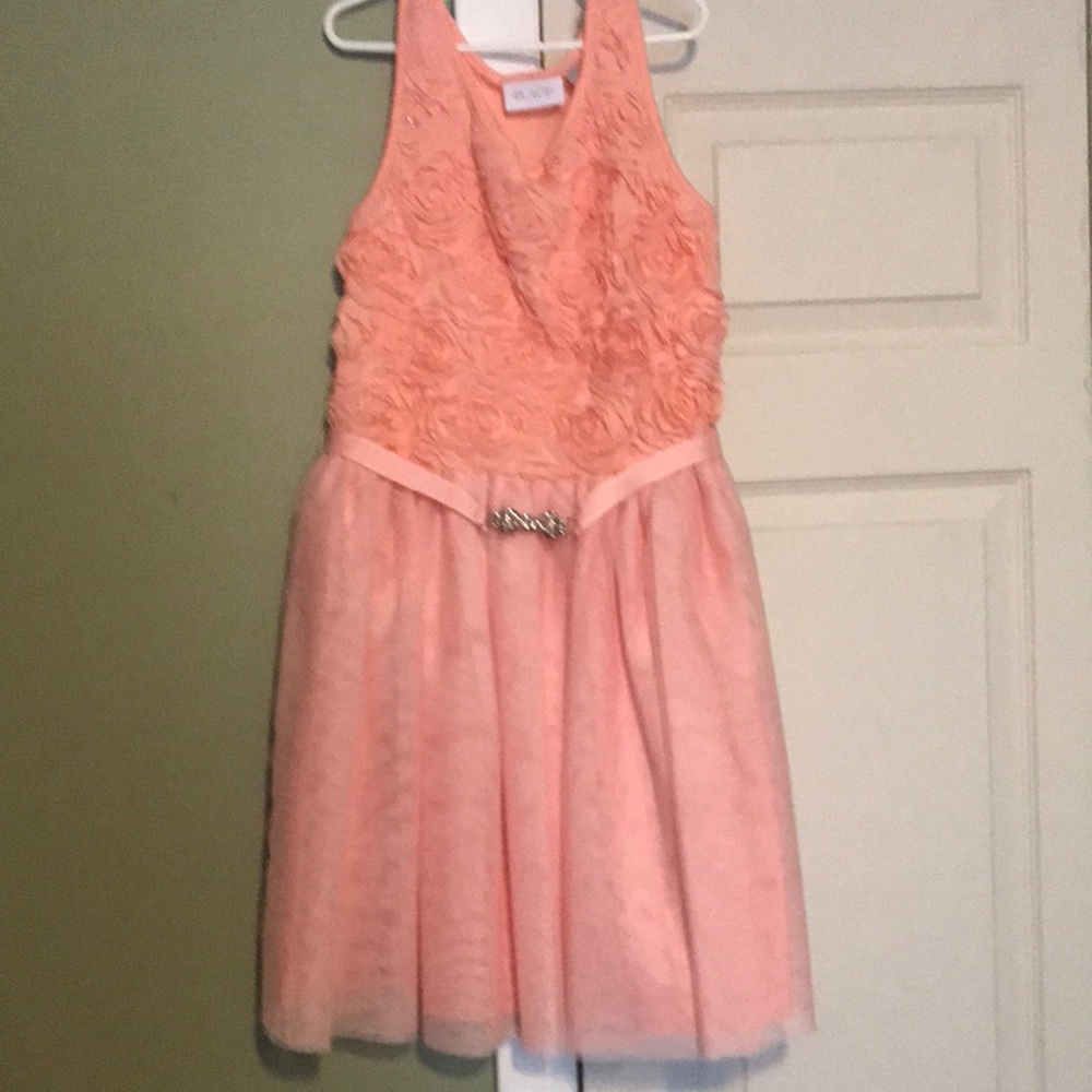 Childers place new with tags pink dress. Girls size large 10/12.